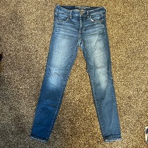 American eagle jeans, blue, size 6